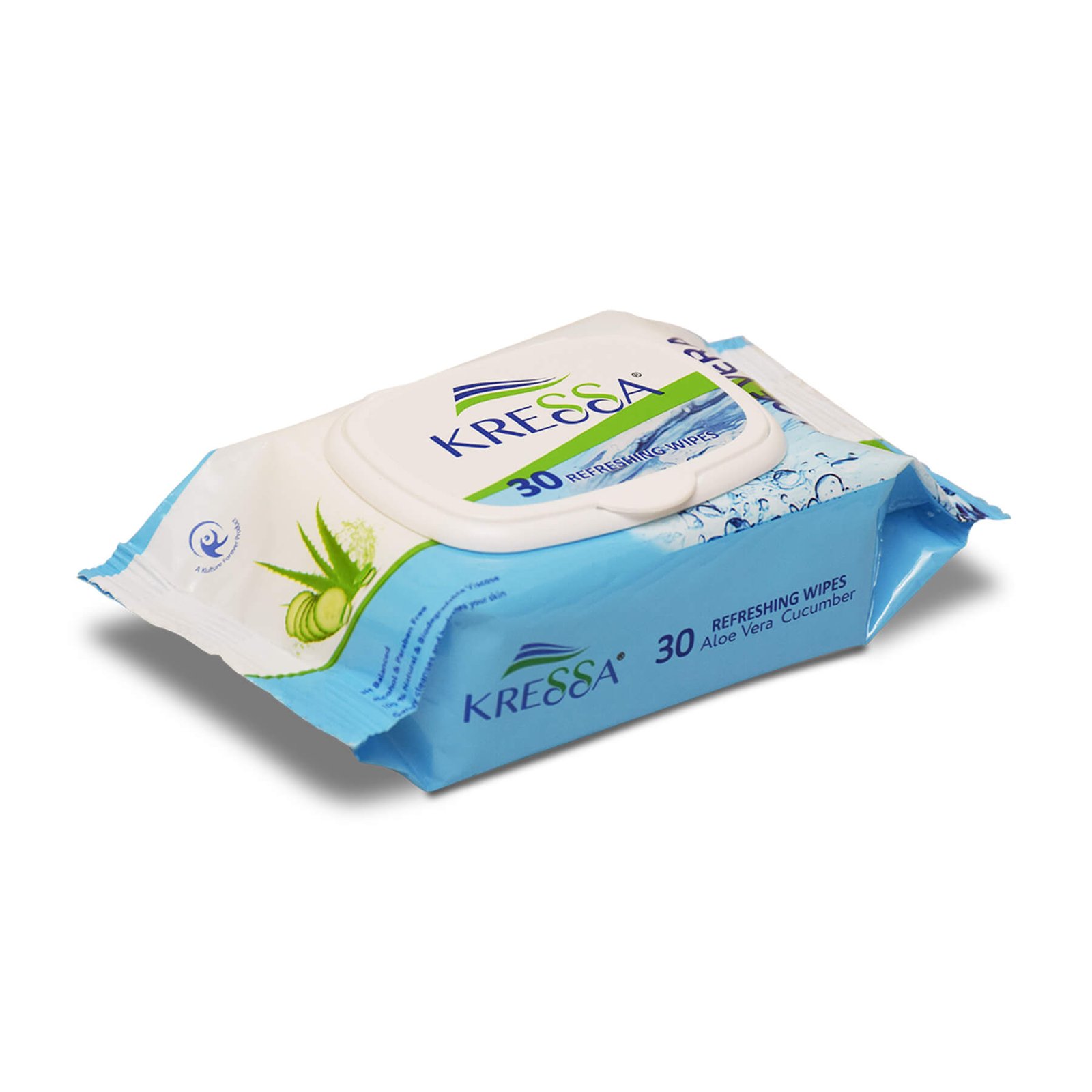 KRESSA Wet Wipes Aloe Vera Cucumber & VitaminE Mint 3 Pack Each Total 6 Packs - Image 6